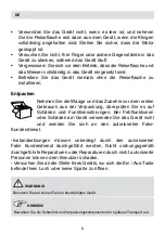 Предварительный просмотр 8 страницы Range SB 2221 User Manual