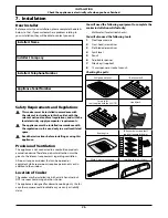 Preview for 30 page of Rangemaster 100 Induction G User'S Manual & Installation Instructions