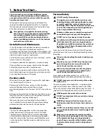 Preview for 5 page of Rangemaster 110 Ceramic User'S Manual & Installation Instructions