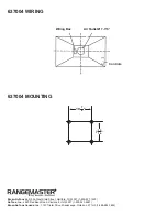 Предварительный просмотр 2 страницы Rangemaster 637004 Specification Sheet