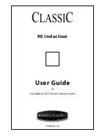 Rangemaster 90 Induction Cooker U109976 - 02 Installation And User Manual preview