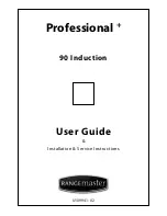 Preview for 1 page of Rangemaster 90 INDUCTION U109941 - 02 Installation And User Manual