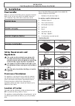 Preview for 35 page of Rangemaster Classic 100 Induction User'S Manual & Installation Instructions