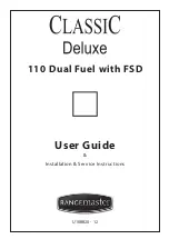 Rangemaster Classic Deluxe 110 Dual Fuel User Manual preview