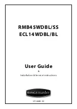 Preview for 1 page of Rangemaster ECL14WDBL/BL User Manual