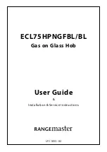 Preview for 1 page of Rangemaster ECL75HPNGFBL/BL User Manual & Installation & Service Instructions