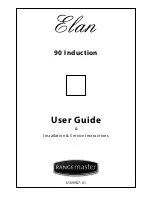 Preview for 1 page of Rangemaster Elan 90 Induction Cooker U109987 - 01 Installation & User Manual