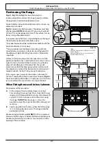 Preview for 31 page of Rangemaster ELS110DFF User'S Manual & Installation Instructions