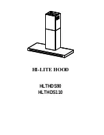 Preview for 1 page of Rangemaster HI-LITE HLTHDS110 User Manual