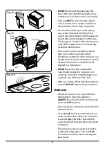 Preview for 9 page of Rangemaster Infusion 100 Induction User'S Manual & Installation Instructions