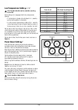 Preview for 15 page of Rangemaster Infusion 100 Induction User'S Manual & Installation Instructions