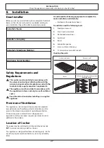 Preview for 31 page of Rangemaster Leckford 90 Induction User Manual