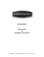 Preview for 1 page of Rangemaster LEIHDS120SC User'S Manual & Installation Instructions
