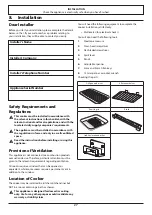 Preview for 31 page of Rangemaster Longstock 110 Induction User Manual