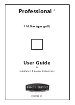 Preview for 1 page of Rangemaster Professional+ 110 User Manual & Installation & Service Instructions