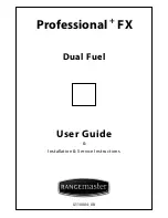 Rangemaster Professional + FX Dual Fuel User Manual & Installation & Service Instructions preview