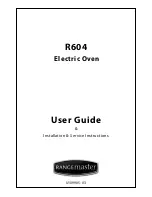 Preview for 1 page of Rangemaster R604 User Manual & Installation & Service Instructions