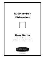 Preview for 1 page of Rangemaster RDW459FI User Manual & Installation & Service Instructions