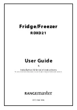 Rangemaster RDXD21 User Manual & Installation & Service Instructions preview