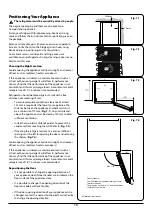 Preview for 21 page of Rangemaster RFSFR60BL/C User Manual & Installation & Service Instructions