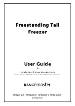 Rangemaster RFSFZ60BL/C User Manual & Installation & Service Instructions preview