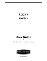 Rangemaster RGG77 User Manual & Installation & Service Instructions preview