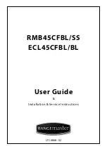 Rangemaster RMB45CFBL/SS User Manual & Installation & Service Instructions preview