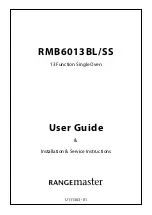 Rangemaster RMB6013BL/SS User Manual & Installation & Service Instructions preview