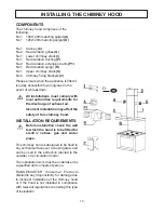 Preview for 11 page of Rangemaster RMHDT110SS User'S Manual & Installation Instructions