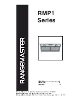 Preview for 1 page of Rangemaster RMP1 series Instructions Manual