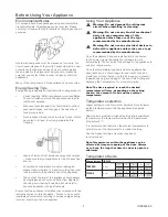 Preview for 7 page of Rangemaster SxS Refrigeration U109200-03 User Manual