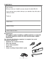 Preview for 21 page of Rangemaster Toledo 90 Ceramic Electric User Manual