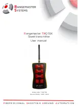 Rangemaster TXIQ5SK User Manual preview