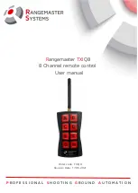 Preview for 1 page of Rangemaster TXIQ8 User Manual