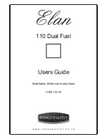 Preview for 1 page of Rangemaster U102110-07 User Manual