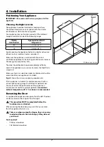 Предварительный просмотр 9 страницы Rangemaster U110120 - 01A Installation And User Manual