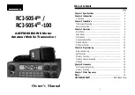 Ranger Communications RCI-5054DX-100 Owner'S Manual preview