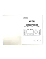 Ranger Communications RHF-618 User Manual preview