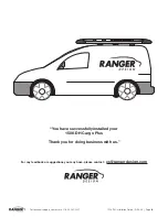 Предварительный просмотр 8 страницы Ranger design 1506-DH Cargo Plus Installation Manual