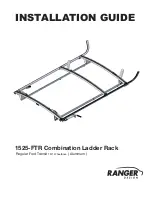 Ranger design 1525-FTR Installation Manual preview