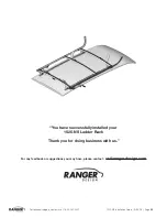 Предварительный просмотр 22 страницы Ranger design 1525-NS Installation Manual