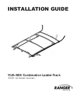 Preview for 1 page of Ranger design 1525-NSX Quick Start Manual