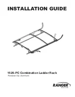 Preview for 1 page of Ranger design 1525-PC Installation Manual