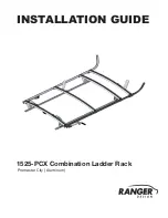 Preview for 1 page of Ranger design 1525-PCX Installation Manual