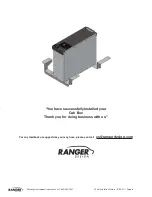 Preview for 4 page of Ranger design 5040 Installation Manual