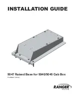 Preview for 1 page of Ranger design 5047 Installation Manual