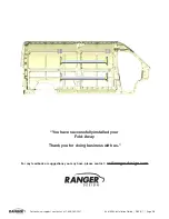 Preview for 13 page of Ranger design 84-U0063 Installation Manual