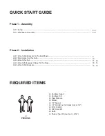 Preview for 2 page of Ranger design S3-WA48-1 Installation Manual