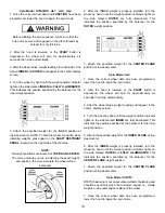 Preview for 13 page of Ranger Products DST-1500 Installation And Operation Manual