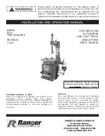 Ranger Products R710 Installation And Operation Manual preview